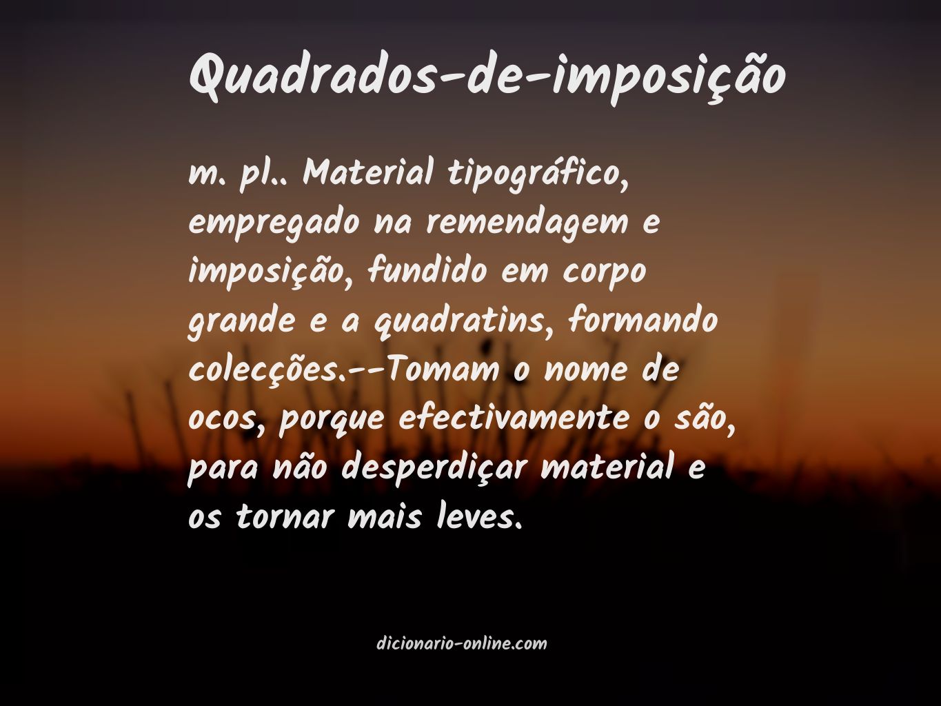 Significado de quadrados-de-imposição