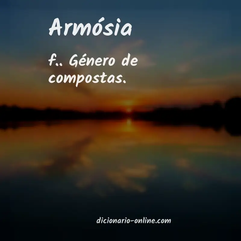 Significado de armósia