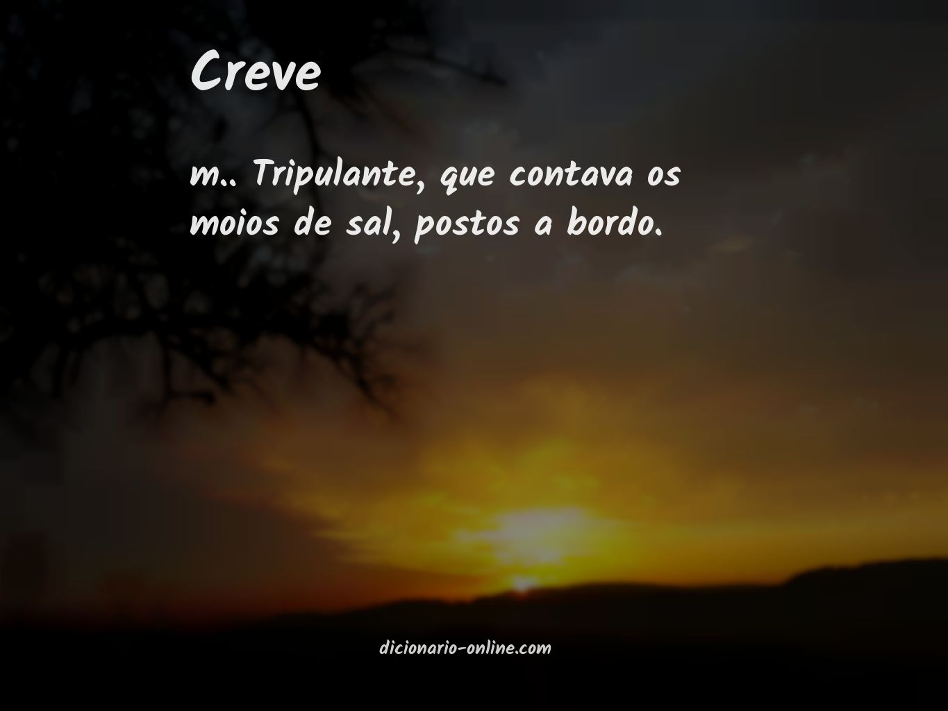 Significado de creve