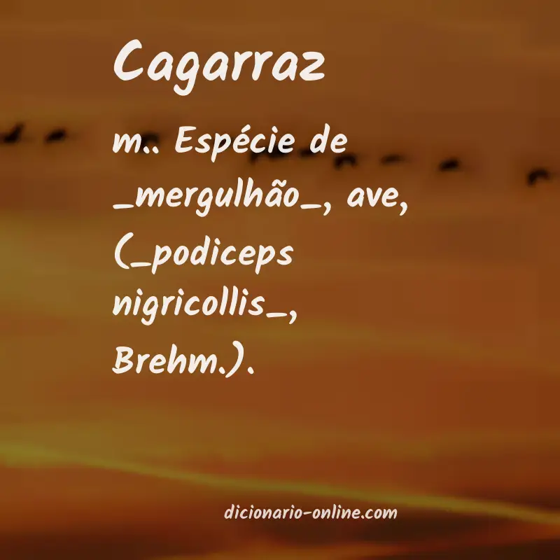 Significado de cagarraz