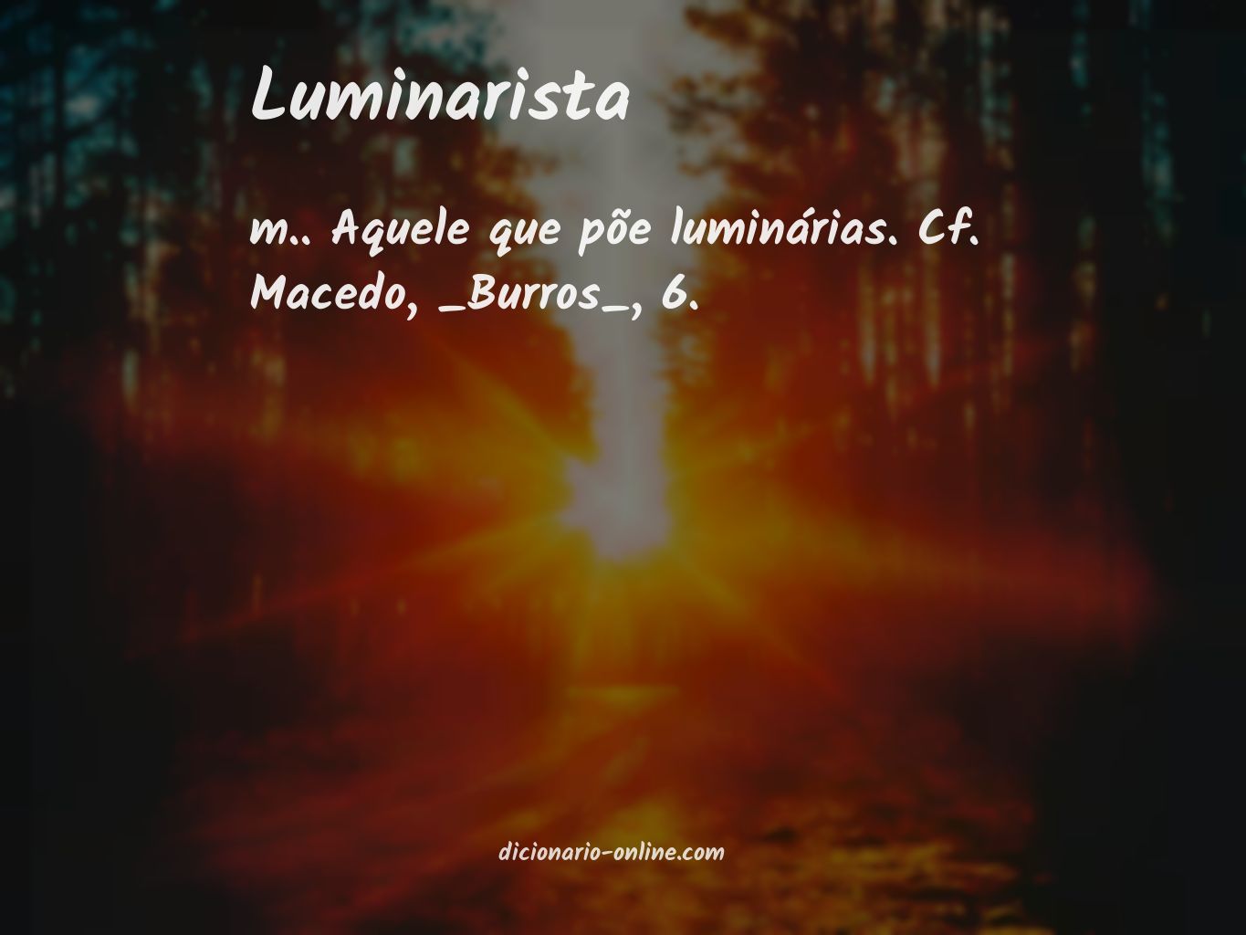 Significado de luminarista