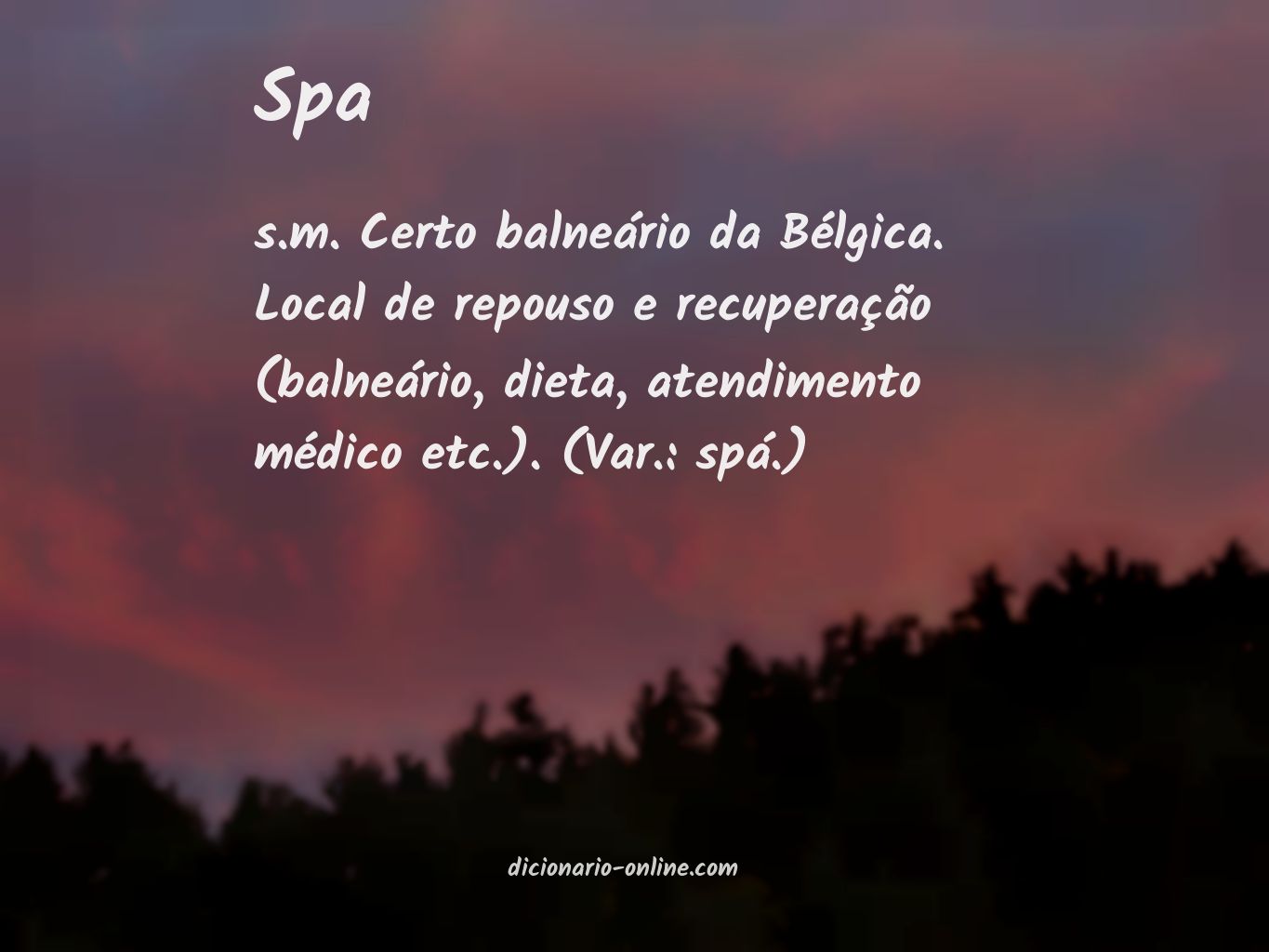 Significado de spa