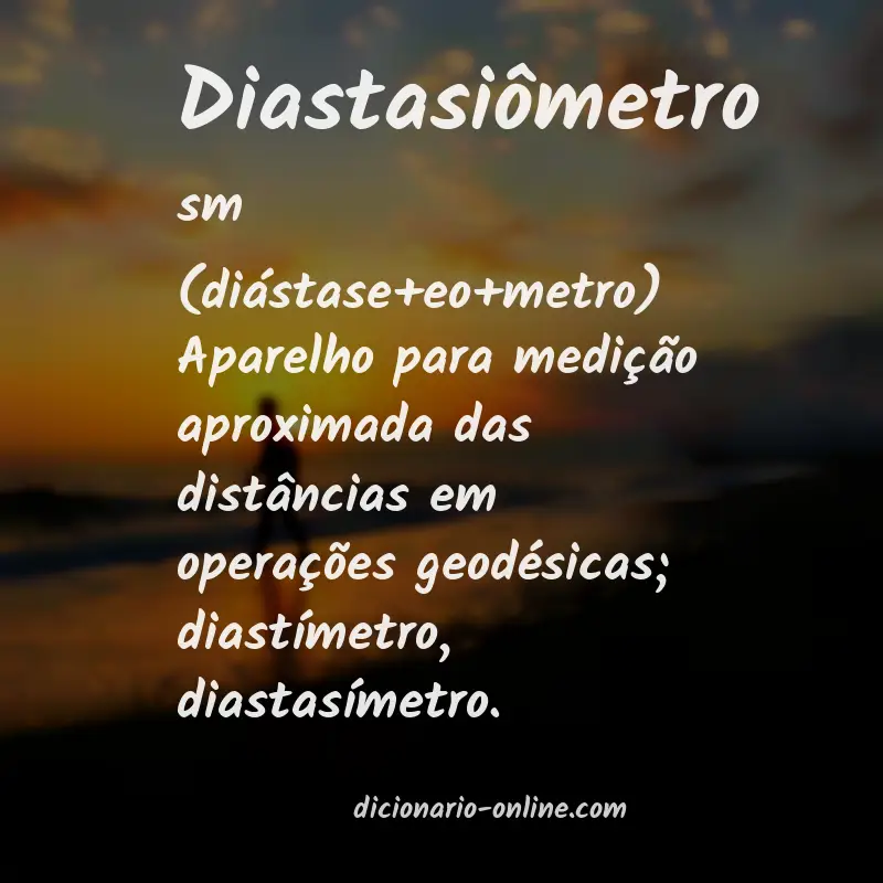Significado de diastasiômetro