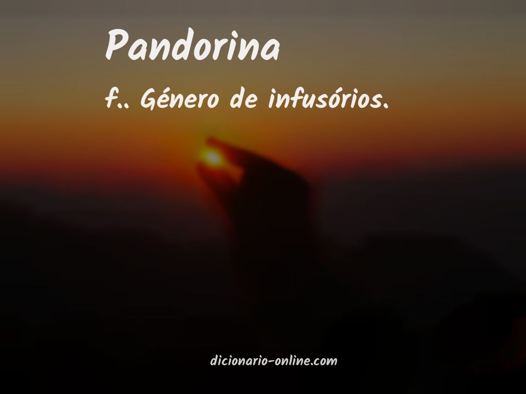 Significado de pandorina