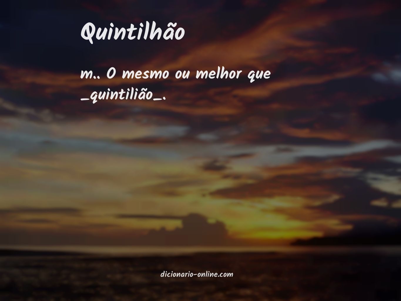 Significado de quintilhão