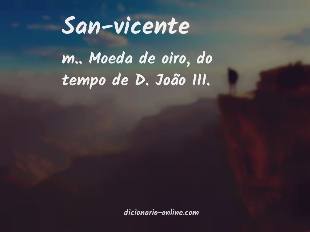 Significado de san-vicente