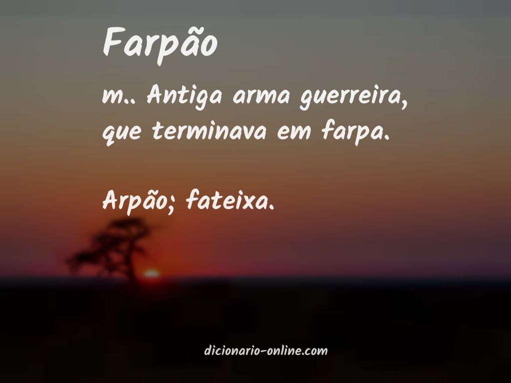 Significado de farpão