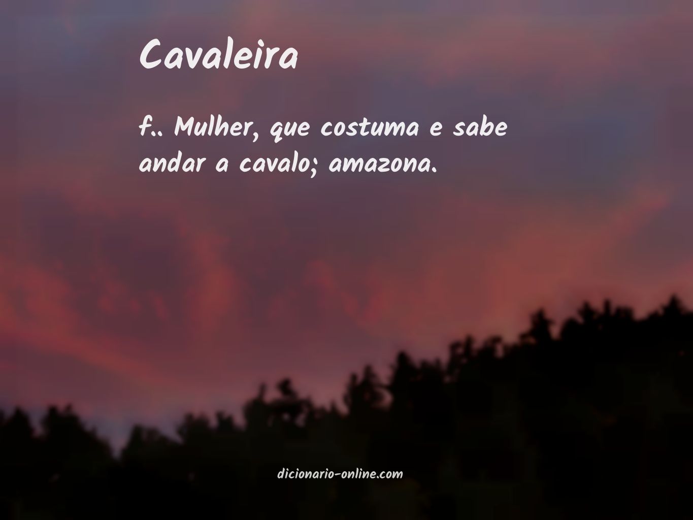 Significado de cavaleira