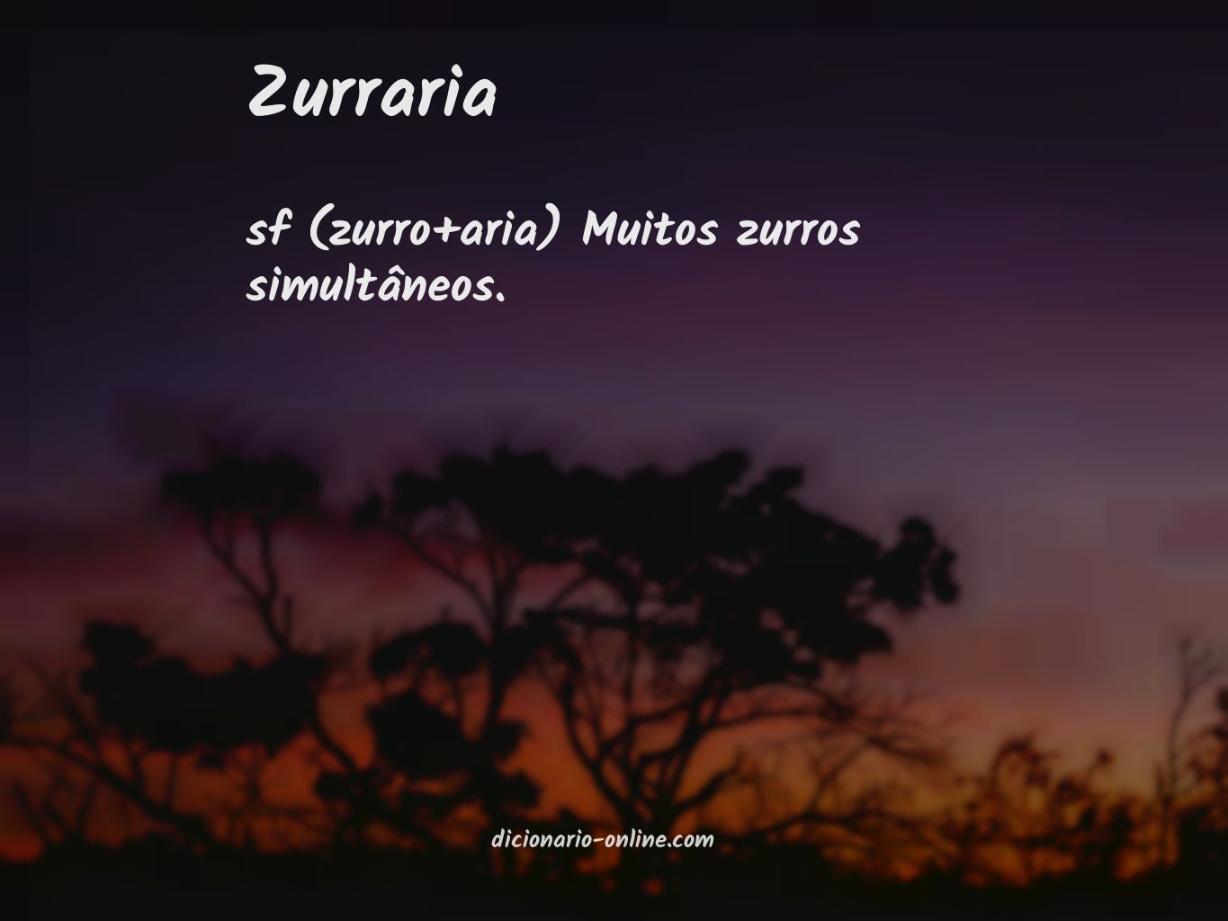 Significado de zurraria