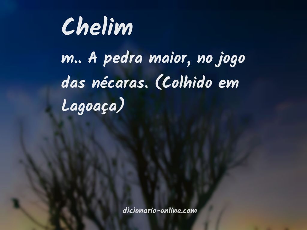 Significado de chelim