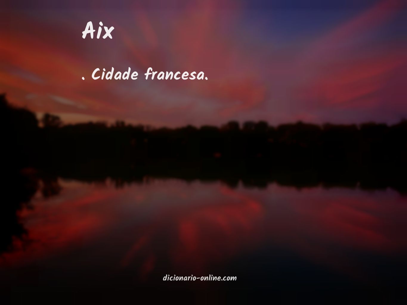 Significado de aix