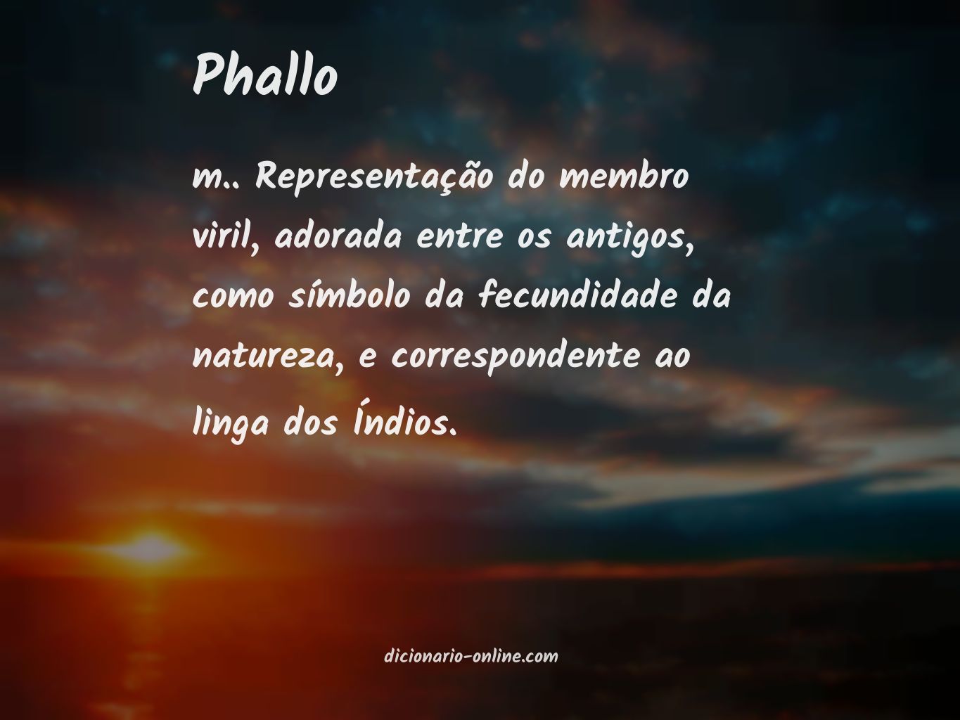 Significado de phallo