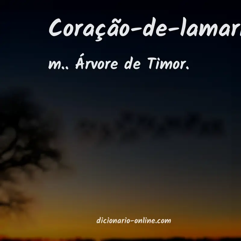 Significado de coração-de-lamarinau