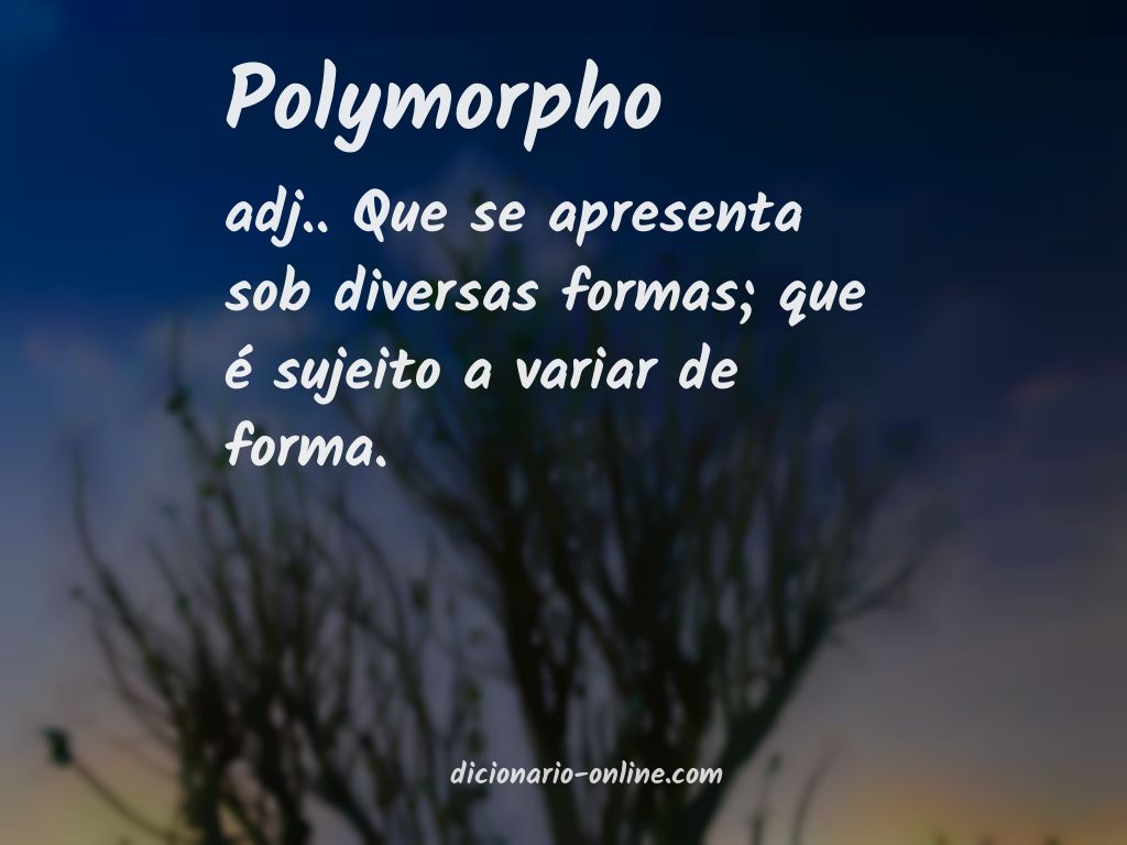 Significado de polymorpho