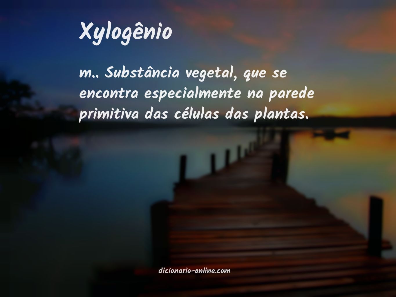 Significado de xylogênio