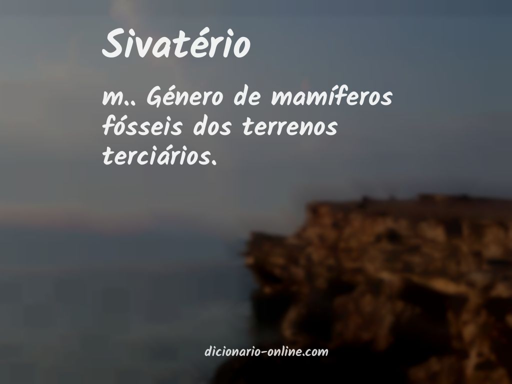 Significado de sivatério