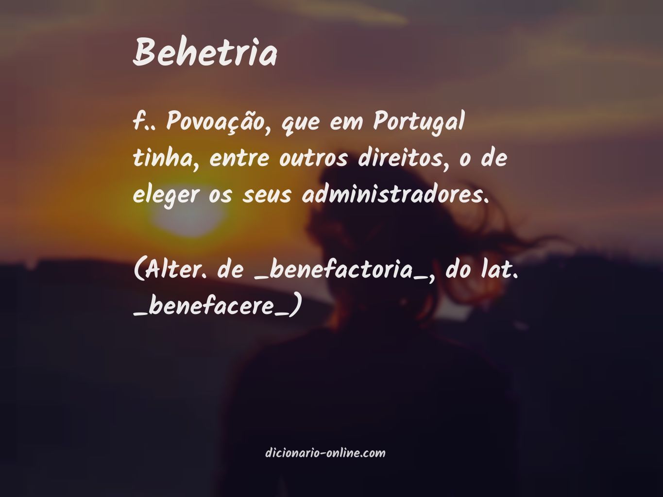 Significado de behetria