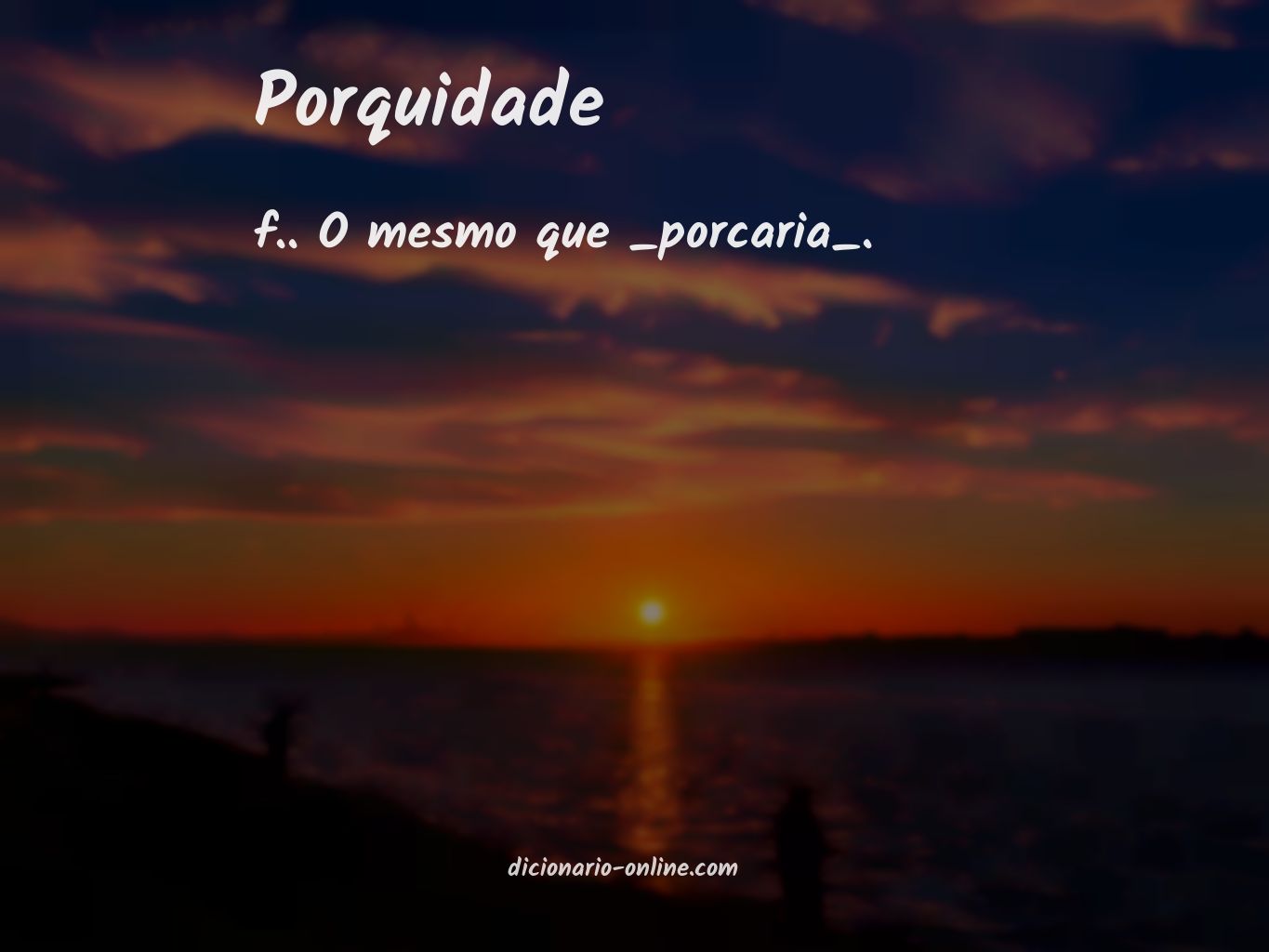 Significado de porquidade