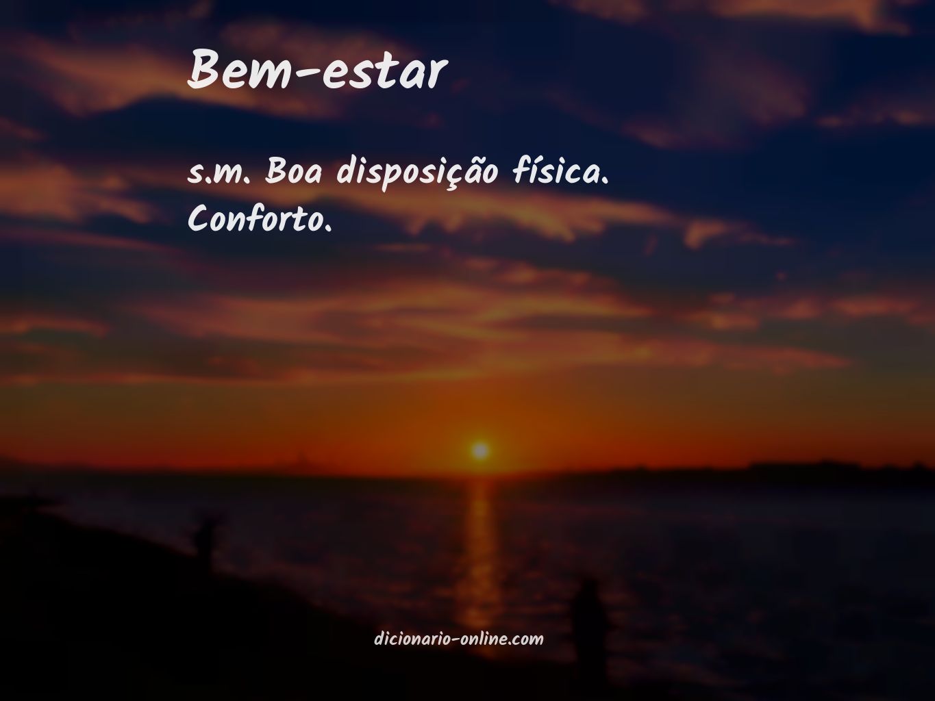 Significado de bem-estar