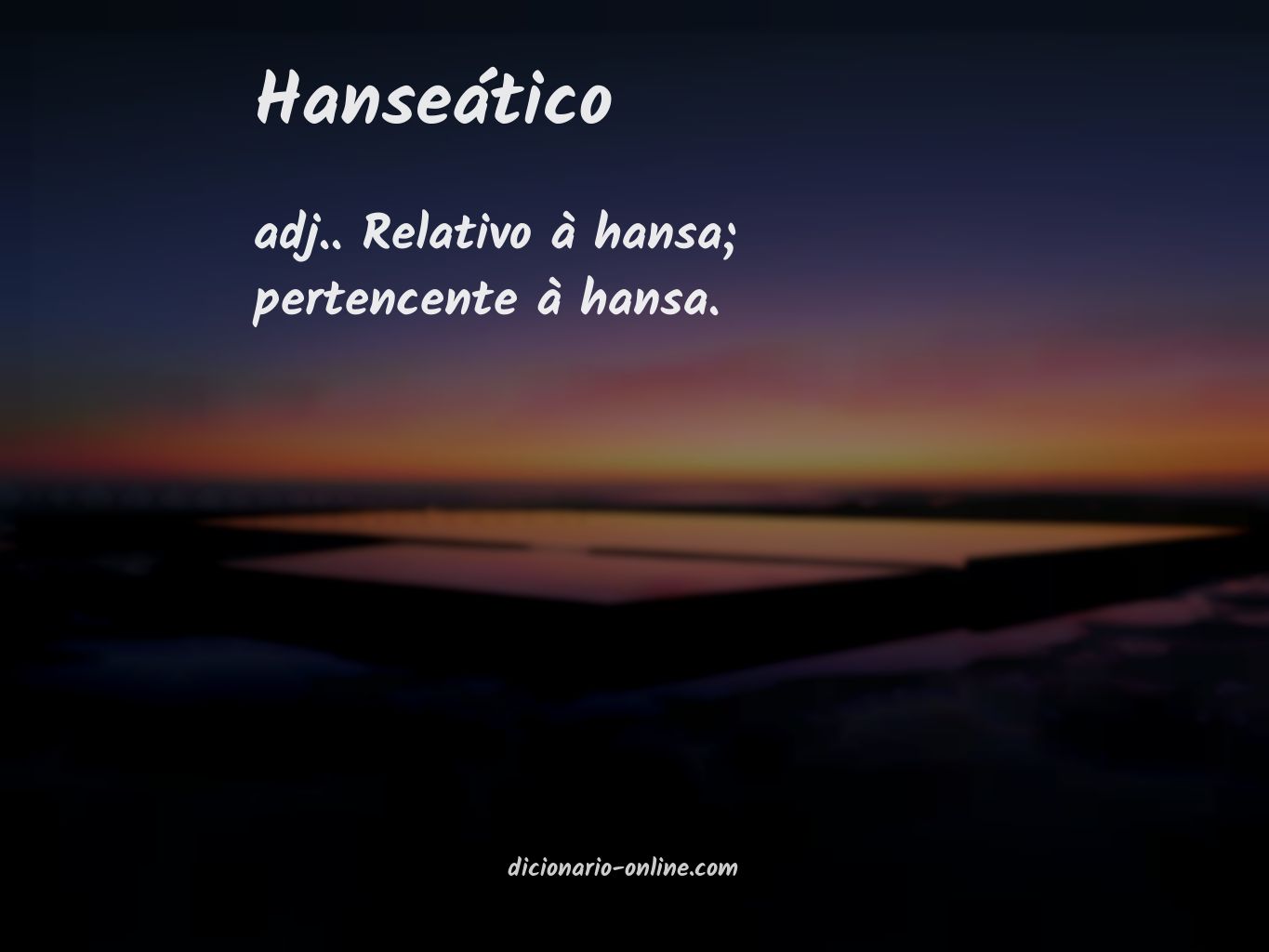 Significado de hanseático