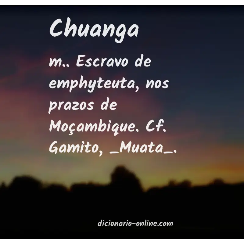 Significado de chuanga