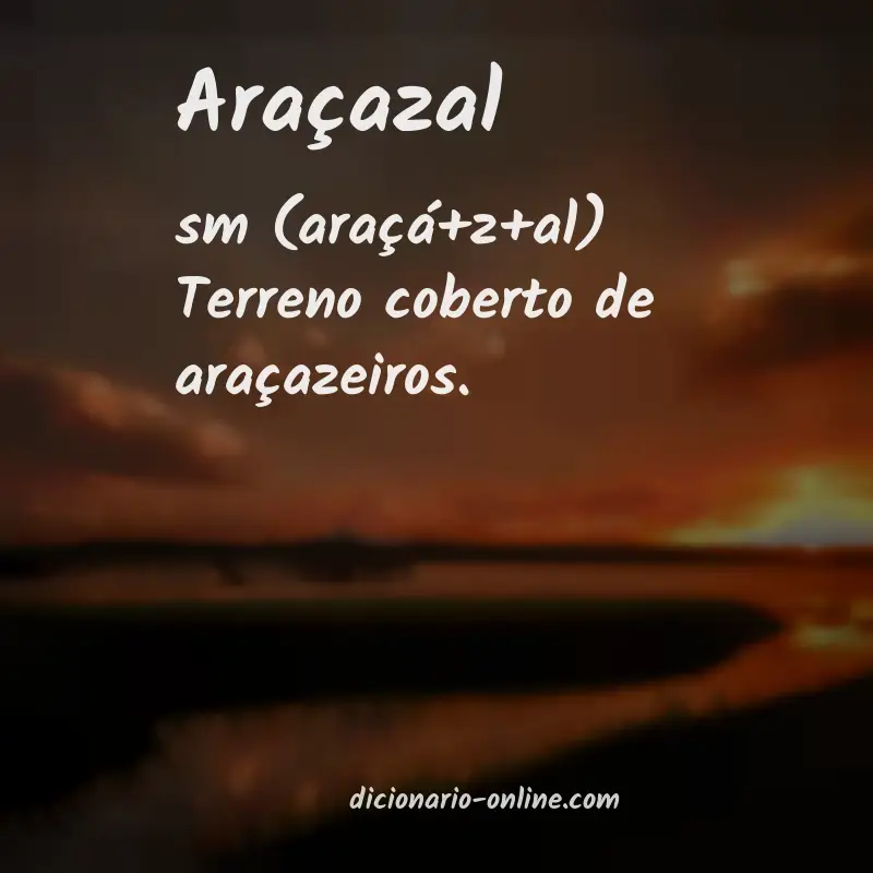 Significado de araçazal