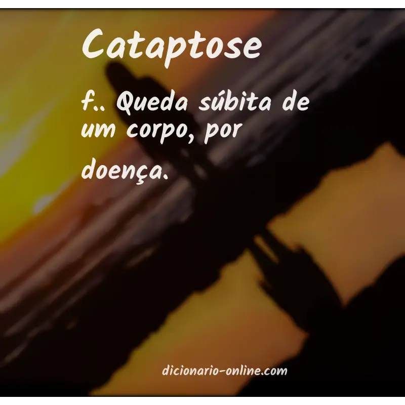Significado de cataptose