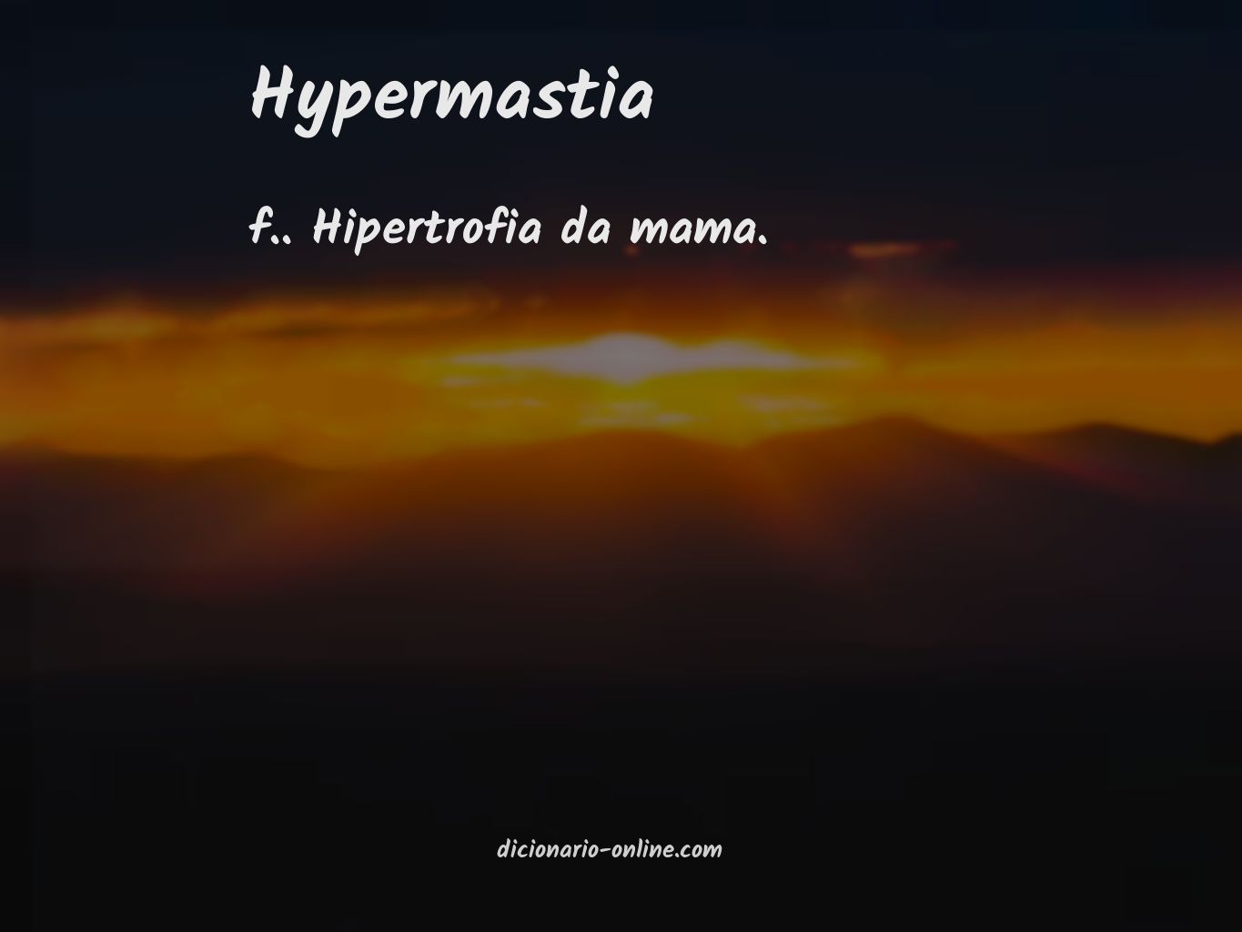 Significado de hypermastia