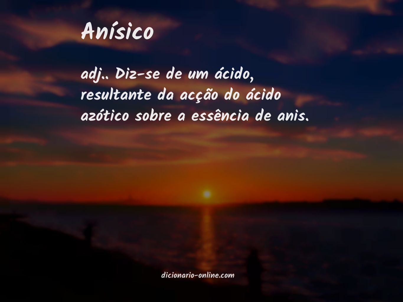 Significado de anísico