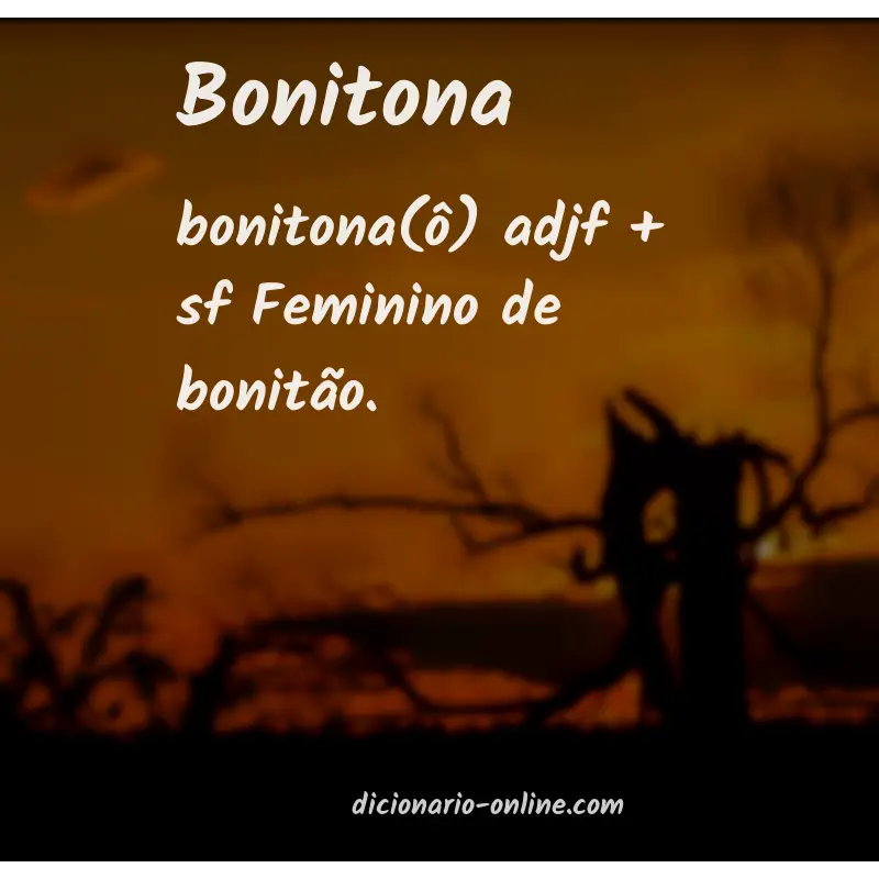 Significado de bonitona