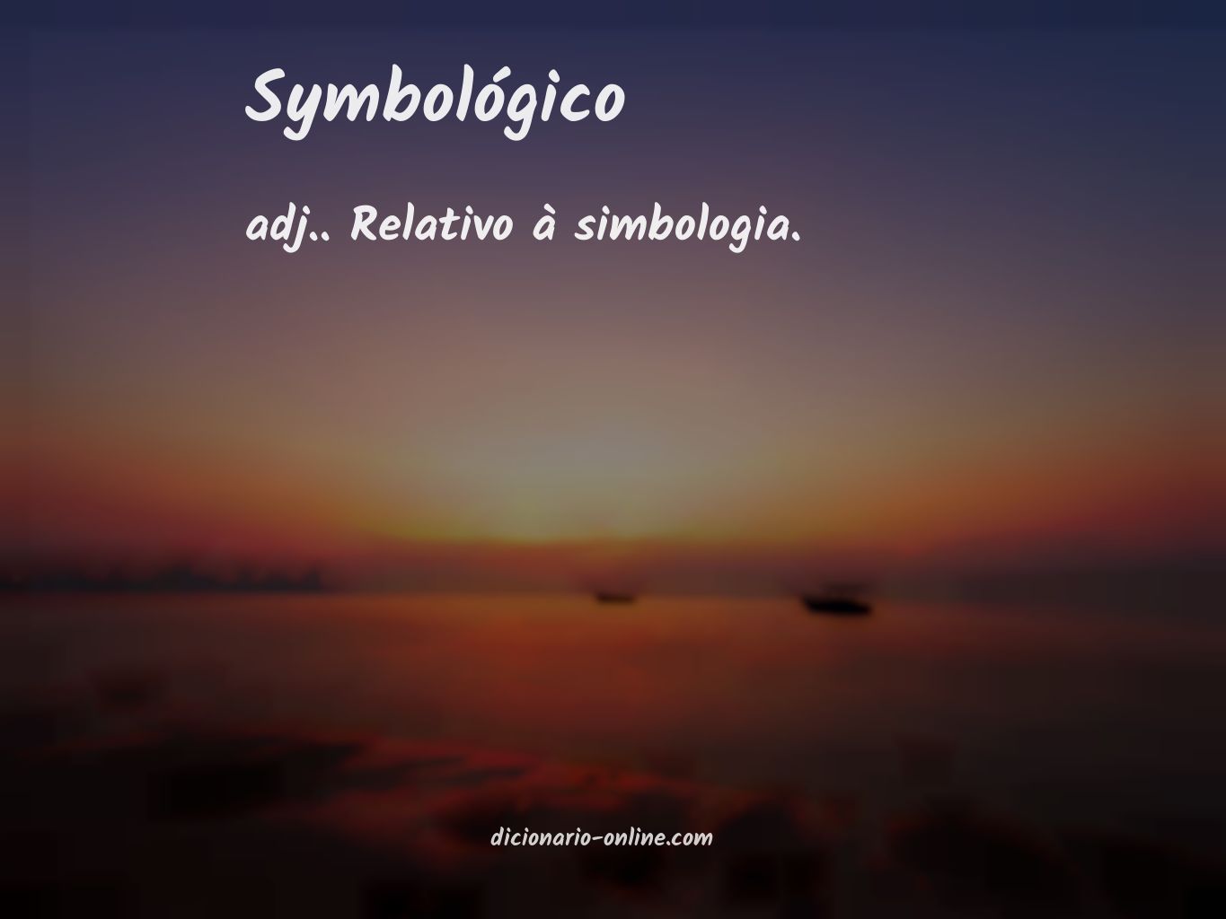 Significado de symbológico