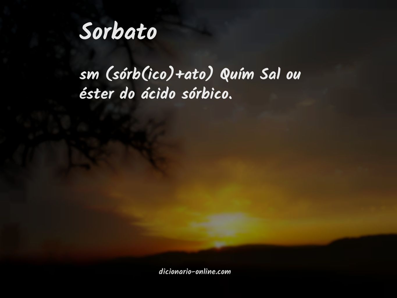 Significado de sorbato