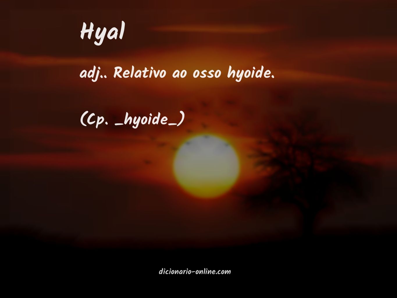 Significado de hyal