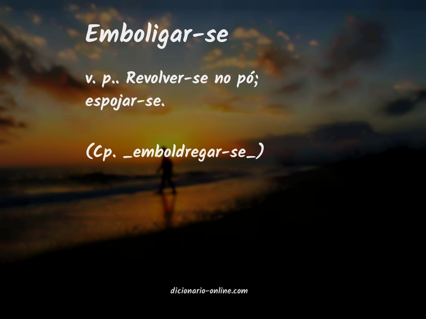 Significado de emboligar-se