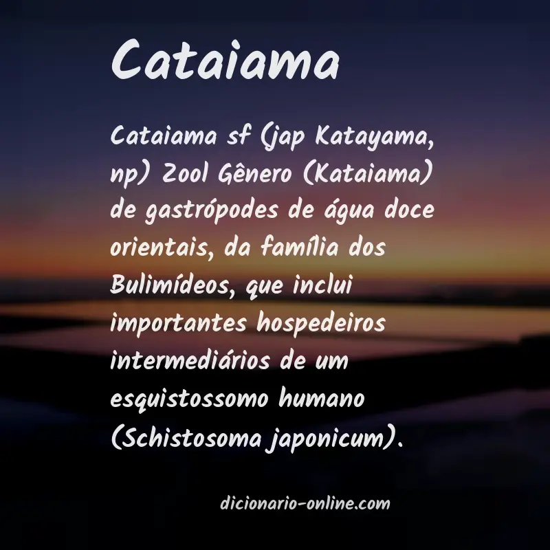 Significado de cataiama