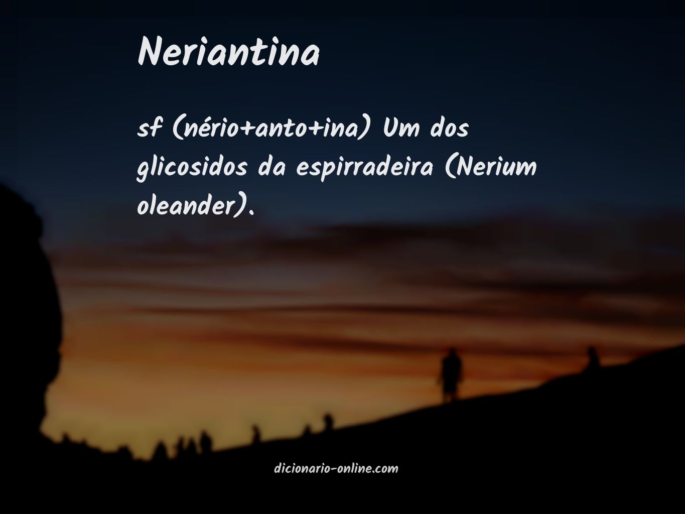 Significado de neriantina