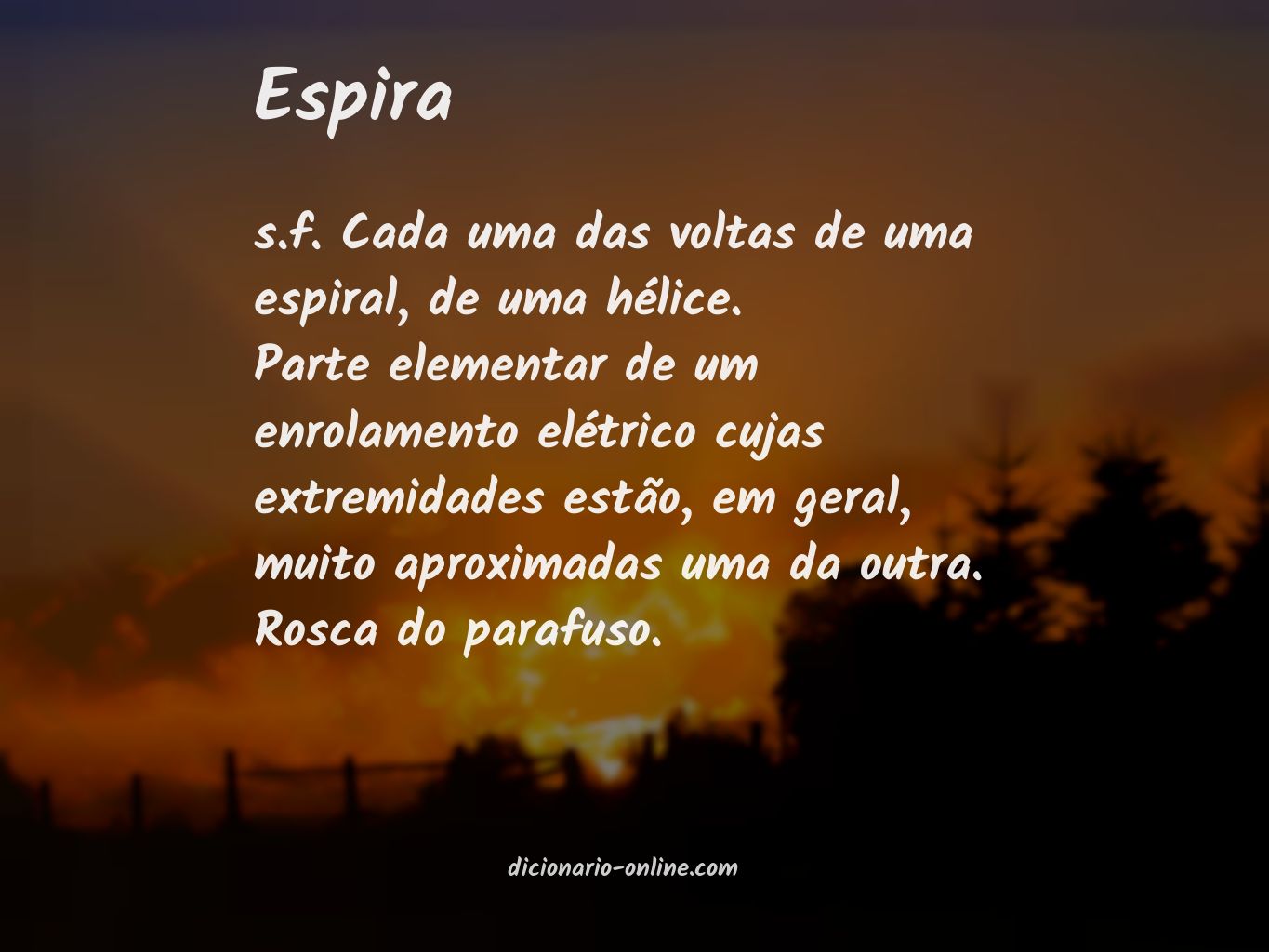 Significado de espira