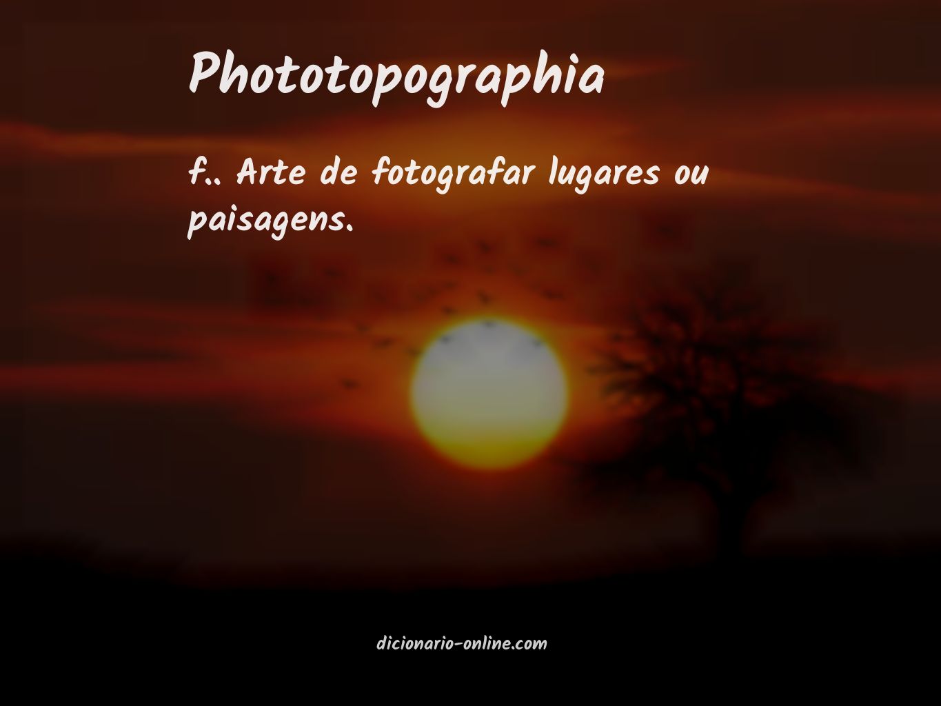 Significado de phototopographia