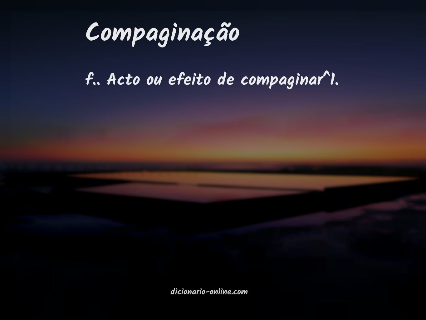 Significado de compaginação