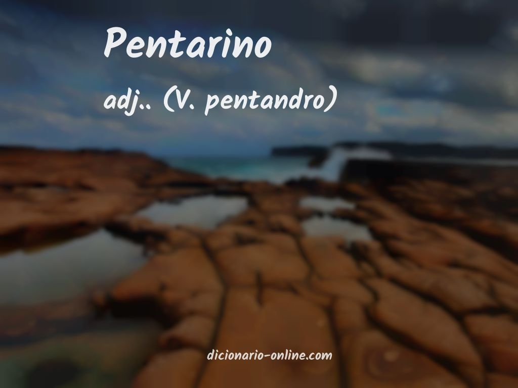 Significado de pentarino