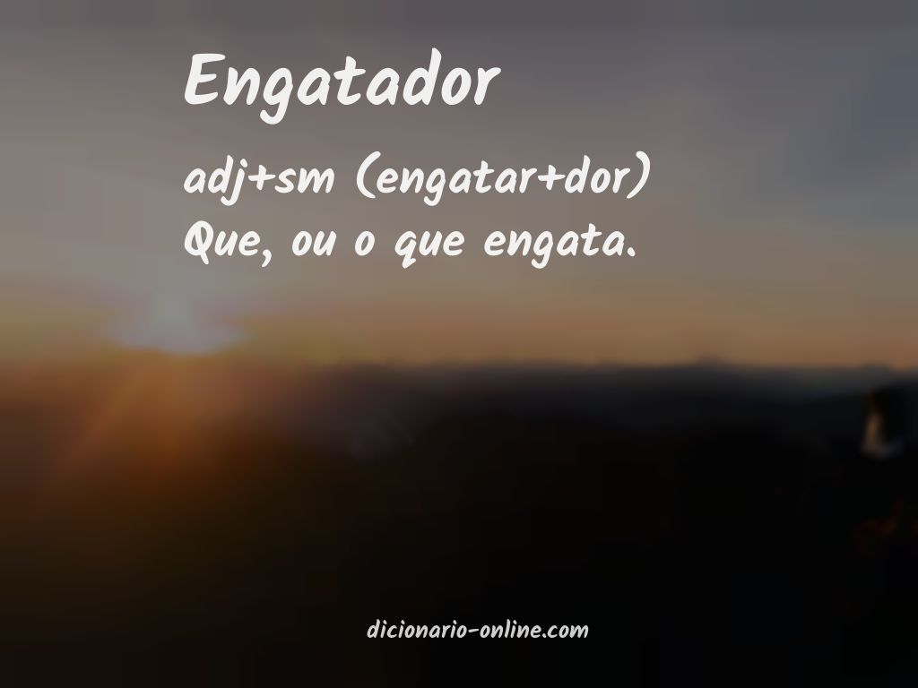 Significado de engatador