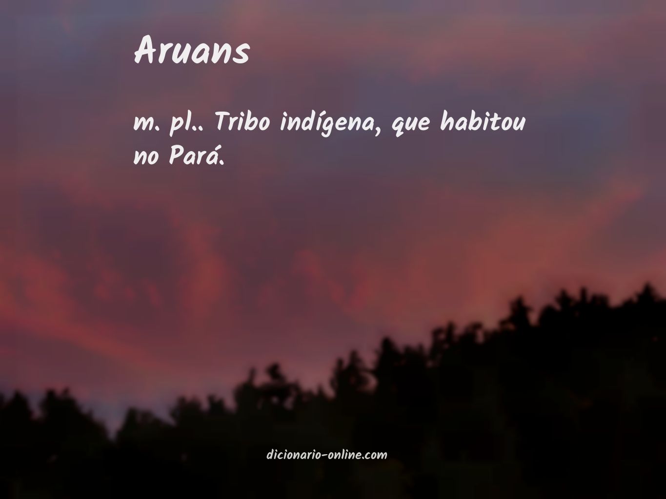 Significado de aruans