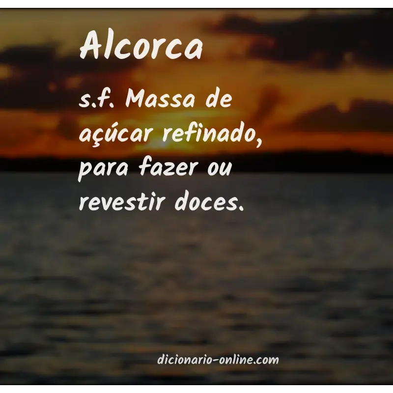 Significado de alcorca
