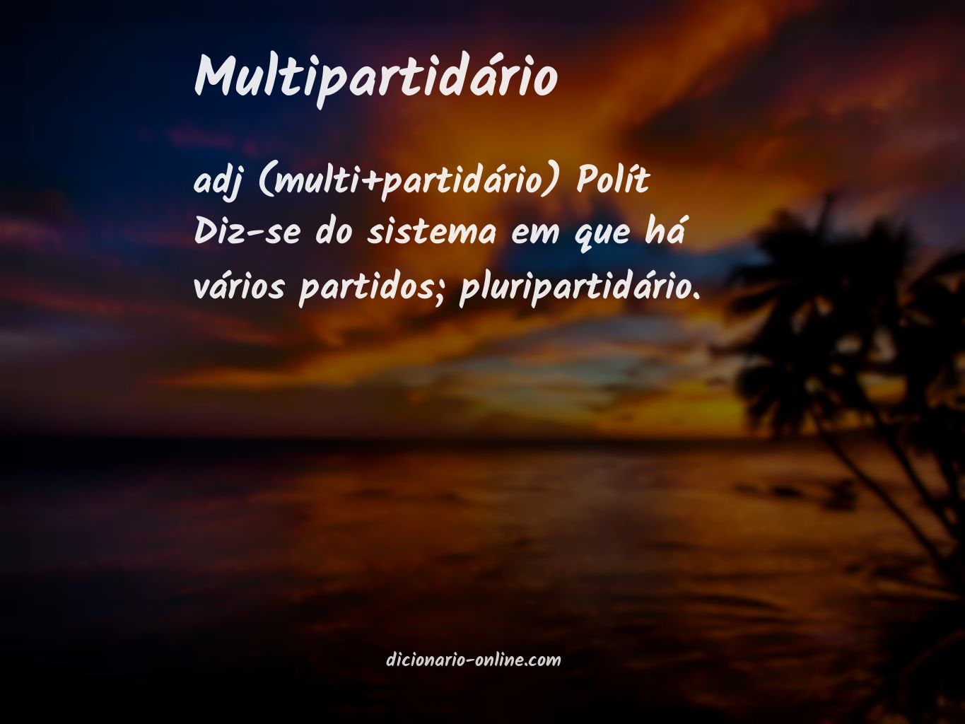 Significado de multipartidário