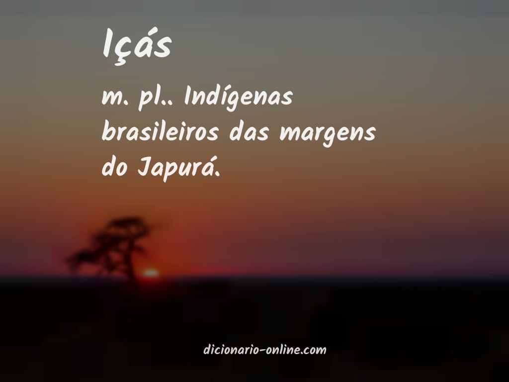 Significado de içás