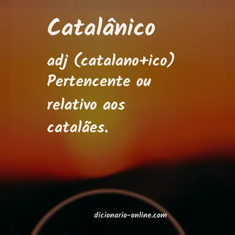 Significado de catalânico