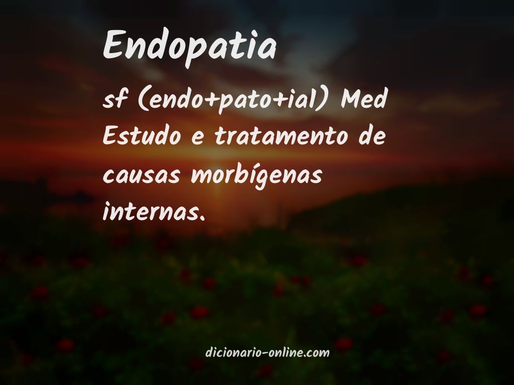 Significado de endopatia