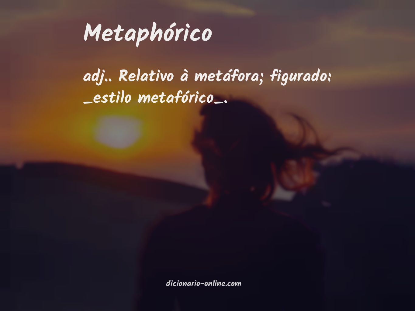 Significado de metaphórico