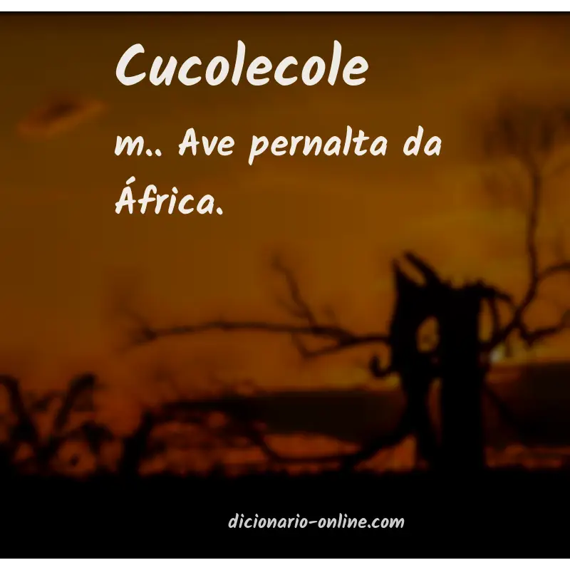 Significado de cucolecole