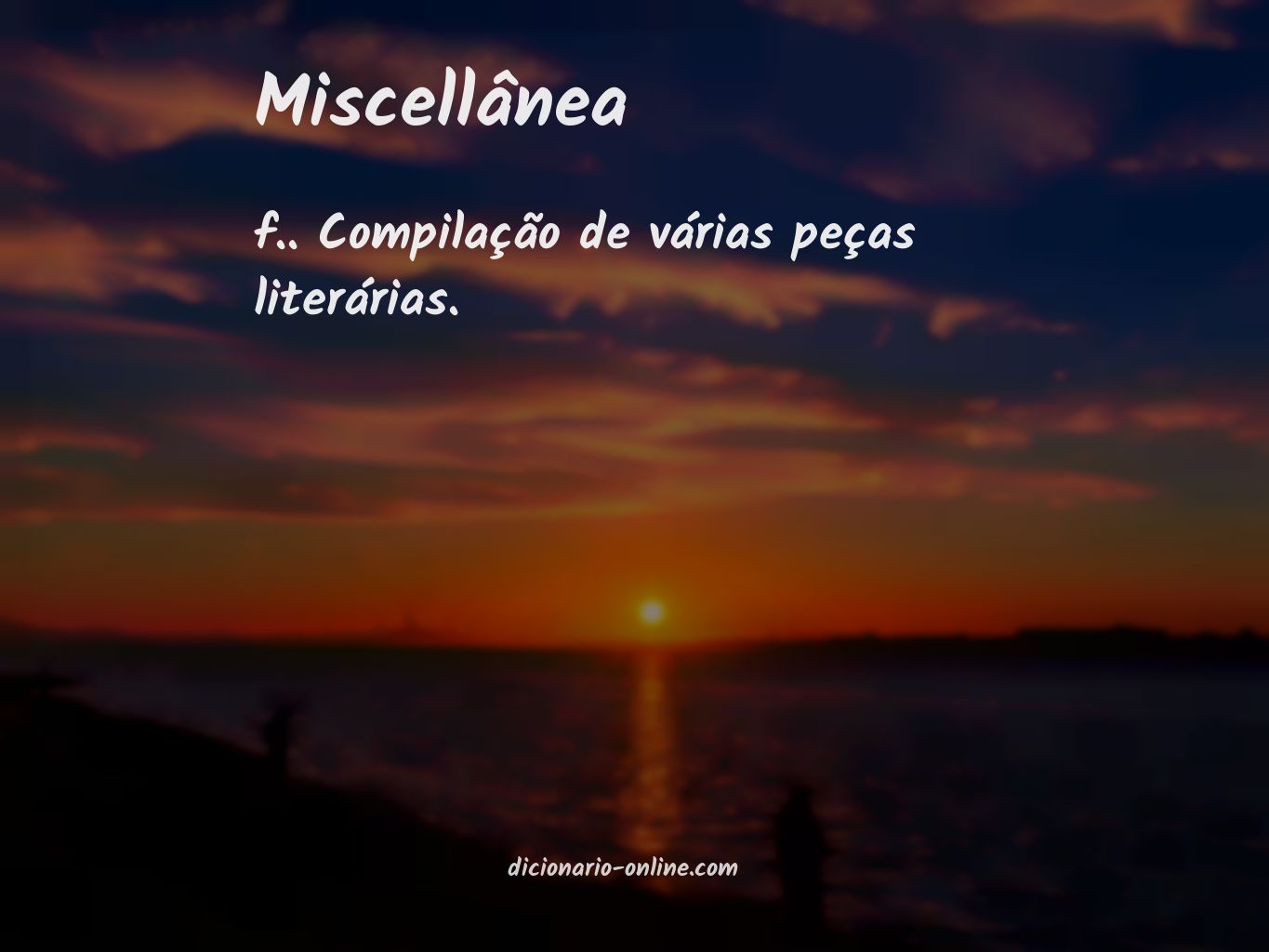 Significado de miscellânea